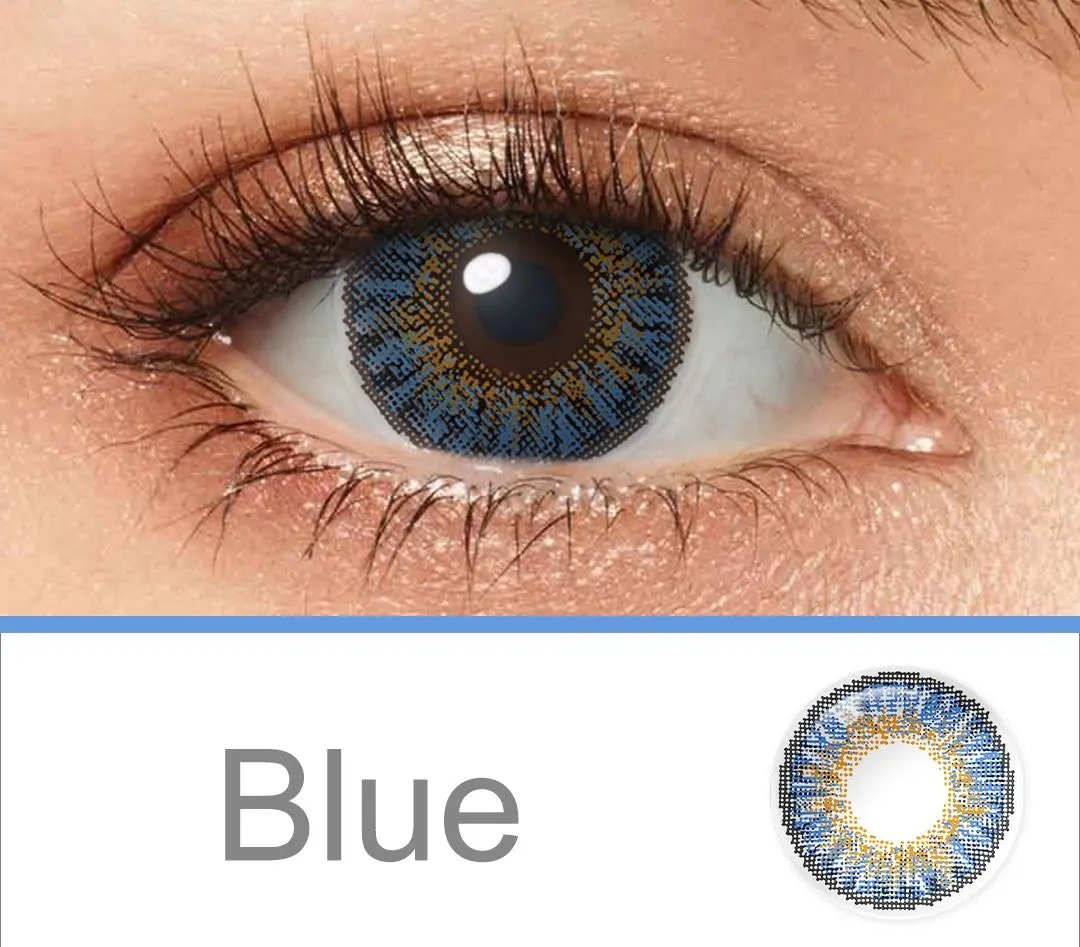 Lentes de Contacto Blue Azul Intenso mm Vikeesy