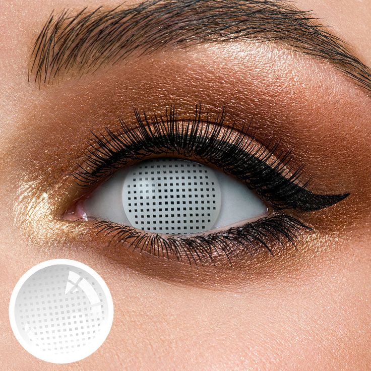 Lentes de Contacto White Mesh | Efecto Blanco Total 14.5 mm